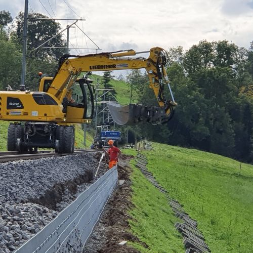 Bauhandwerk Langnau | Projekte | Kabeltrasse Schwarzwasserbrücke